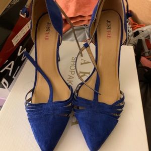 Just Fab Blue Heel
